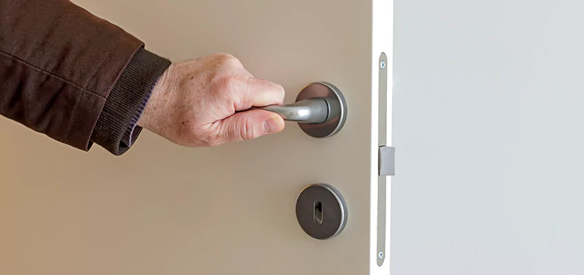 Restroom Locks Privacy Bolt Installation in Los Altos Hills, California