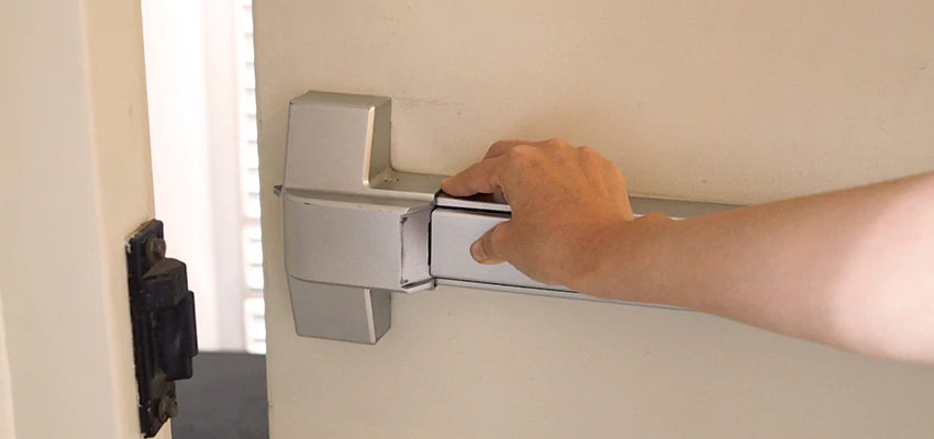 Roller Gate Panic Bar Installation in Los Altos Hills, California